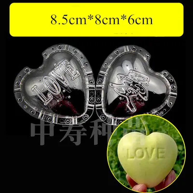 Japanese Fruit Garden Heart Shaped Moldes 